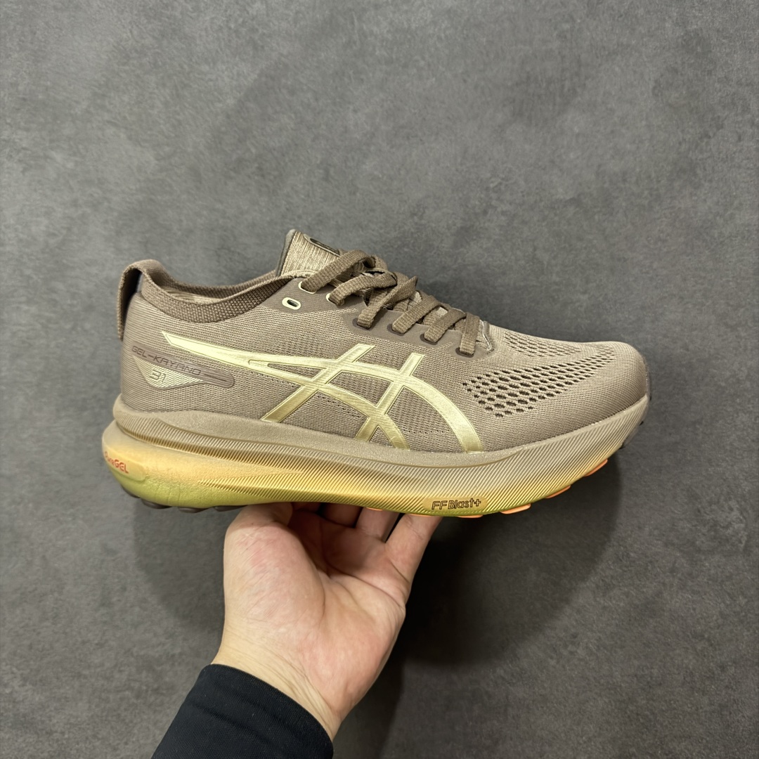 【公司级】Asics Gel-Kayano 31代 运动休闲透气专业跑鞋   #原档案据数开发楦型纸版 原装印尼工代进口单丝纤维程工网布鞋面,更贴合脚型和舒适透气,后跟稳定片带来合脚舒适的穿着感优化后的GEL,提供更好的缓冲保护性,FLYTEFOAM BLAST中底科技,兼具轻量、缓冲、回弹,提升跑步推进力,给跑步健将营造新的跑步体验。   尺码:36 37 37.5 38 39 39.5 40 40.5 41.5 42 42.5 43.5 44 45-选品中心