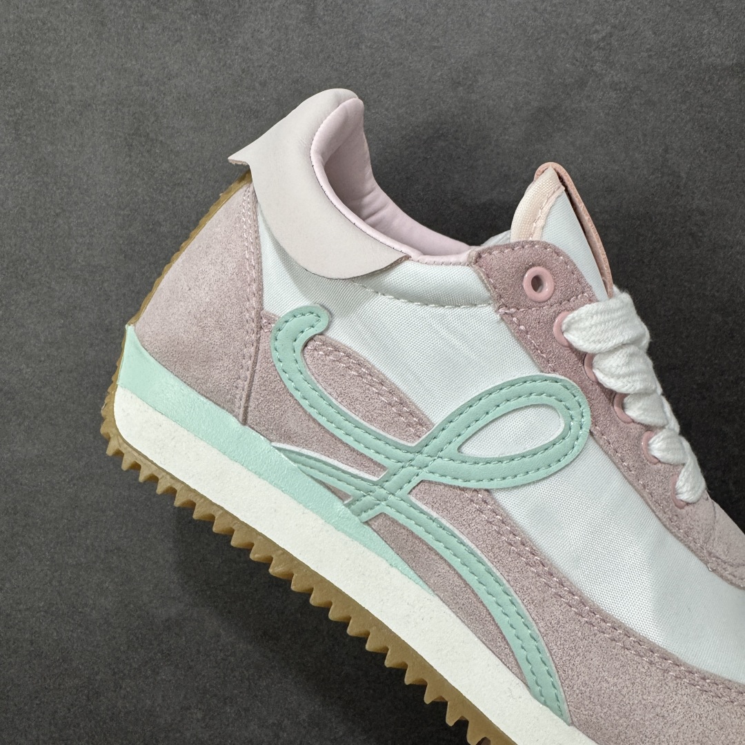 图片[6]-【K8版本】Loewe罗意威 Ballet Runner系列 进口柔软小牛皮+牛反绒皮面拼接，内里垫脚混种羊皮，双层高弹乳胶内热，独家模具橡胶大底，上脚轻便舒适 四色现货 尺码：36-40-选品中心