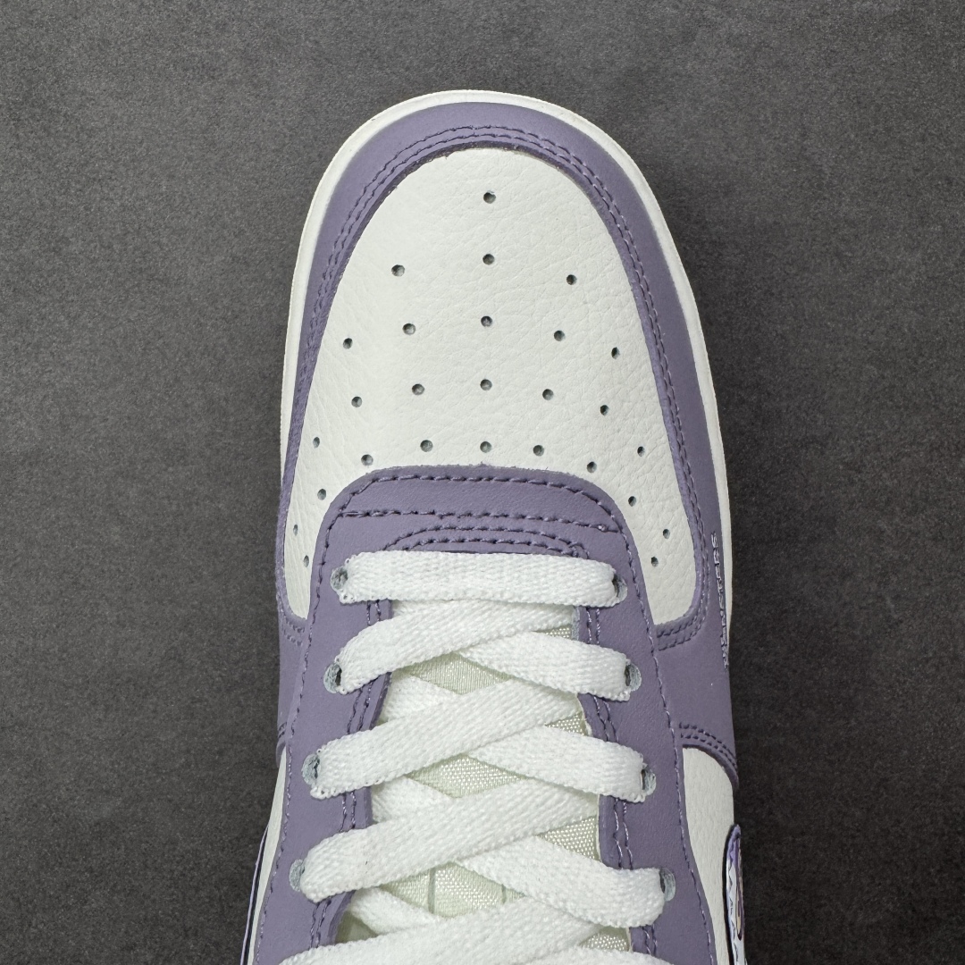图片[8]-【定制版】NIke Air Force 1 \’07 Low “紫色涂鸦拉布布”空军一号 低帮 运动鞋 休闲鞋 折边针车 工艺难度大 原楦头原纸板 原装鞋盒 定制五金配件 内置全掌气垫 原厂鞋底 货号：KJ5188-006 尺码：36 36.5 37.5 38 38.5 39 40 40.5 41 42 42.5 43 44 44.5 45 编码：HXSA310320-选品中心