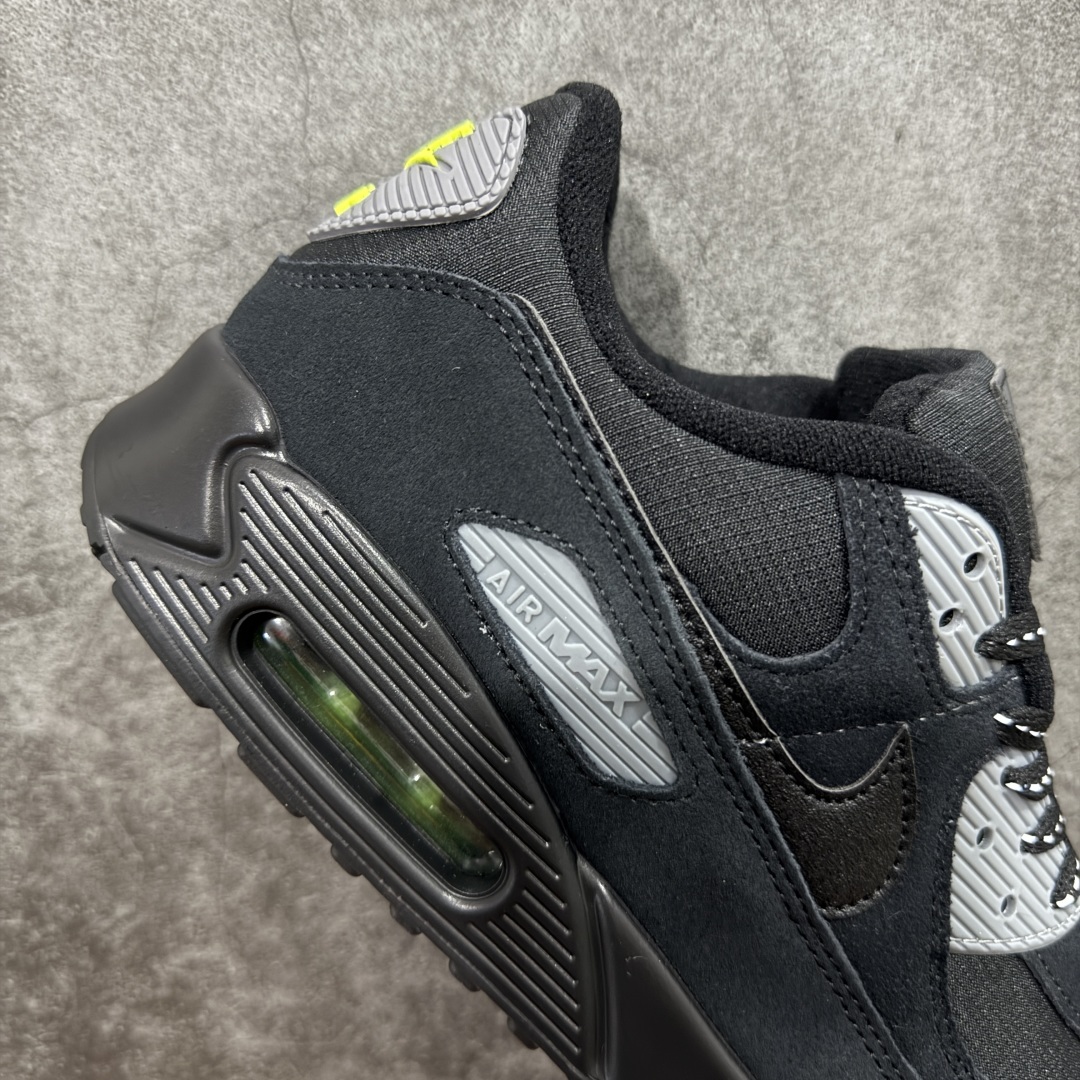 图片[7]-【顶级芯片版】Nike Air Max 90 舒适 复古 合成革减震防滑透气 低帮 休闲跑步鞋 黑灰 FQ2377-001 鞋舌标可扫码 海外欧州过验版 原纸版原楦头 顶级90款问市 开发数月 原版开发 多道QC质检 鞋型完美复刻 原厂级别工艺 正确色卡 正确气垫蓝光 正确大底 独家私模 采用进口头层牛皮拼接 定位高端市场 行业标杆工艺 尺码：39 40 40.5 41 42 42.5 43 44 44.5 45 46-选品中心