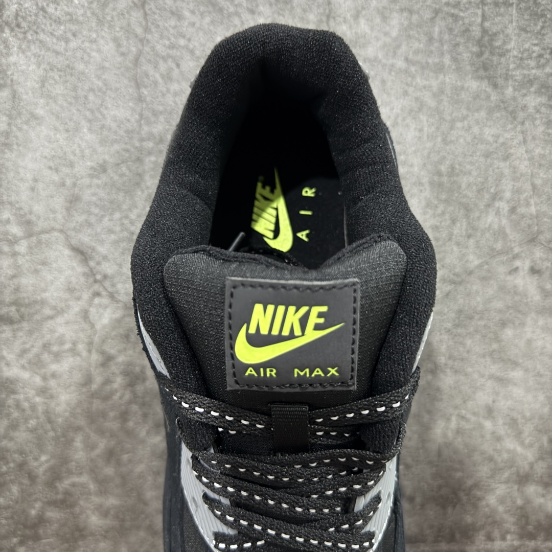 图片[8]-【顶级芯片版】Nike Air Max 90 舒适 复古 合成革减震防滑透气 低帮 休闲跑步鞋 黑灰 FQ2377-001 鞋舌标可扫码 海外欧州过验版 原纸版原楦头 顶级90款问市 开发数月 原版开发 多道QC质检 鞋型完美复刻 原厂级别工艺 正确色卡 正确气垫蓝光 正确大底 独家私模 采用进口头层牛皮拼接 定位高端市场 行业标杆工艺 尺码：39 40 40.5 41 42 42.5 43 44 44.5 45 46-选品中心