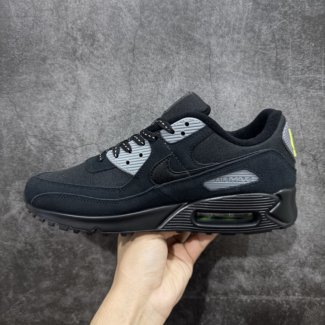 图片[2]-【顶级芯片版】Nike Air Max 90 舒适 复古 合成革减震防滑透气 低帮 休闲跑步鞋 黑灰 FQ2377-001 鞋舌标可扫码 海外欧州过验版 原纸版原楦头 顶级90款问市 开发数月 原版开发 多道QC质检 鞋型完美复刻 原厂级别工艺 正确色卡 正确气垫蓝光 正确大底 独家私模 采用进口头层牛皮拼接 定位高端市场 行业标杆工艺 尺码：39 40 40.5 41 42 42.5 43 44 44.5 45 46-选品中心