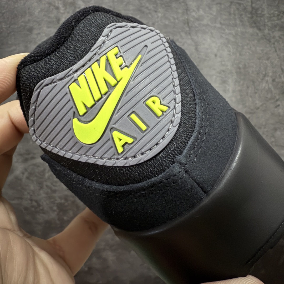 图片[2]-【顶级芯片版】Nike Air Max 90 舒适 复古 合成革减震防滑透气 低帮 休闲跑步鞋 黑灰 FQ2377-001 鞋舌标可扫码 海外欧州过验版 原纸版原楦头 顶级90款问市 开发数月 原版开发 多道QC质检 鞋型完美复刻 原厂级别工艺 正确色卡 正确气垫蓝光 正确大底 独家私模 采用进口头层牛皮拼接 定位高端市场 行业标杆工艺 尺码：39 40 40.5 41 42 42.5 43 44 44.5 45 46-选品中心