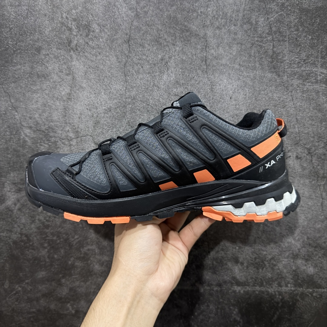 图片[2]-【莞产版本】SALOMON萨洛蒙 XA Pro 3D V8 Gtx 圆头系带 防滑耐磨 低帮 户外功能鞋 男款 XA PRO 3D GTX拥有杰出的稳定性、优异的抓地性能，及高强度的耐磨性，是适合各种地形的全方位野跑鞋。 鞋面由快干的网眼布构成，透气性满分，大大提高脚部舒适度。 如果你正准备入手一对新的山鞋， XA PRO 3D GTX绝对是首选！ 尺码：40-47-选品中心