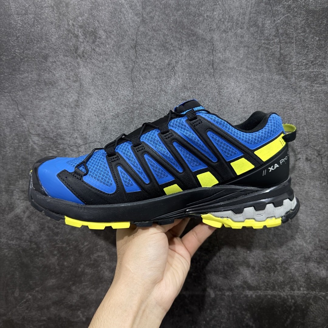 图片[2]-【莞产版本】SALOMON萨洛蒙 XA Pro 3D V8 Gtx 圆头系带 防滑耐磨 低帮 户外功能鞋 男款 XA PRO 3D GTX拥有杰出的稳定性、优异的抓地性能，及高强度的耐磨性，是适合各种地形的全方位野跑鞋。 鞋面由快干的网眼布构成，透气性满分，大大提高脚部舒适度。 如果你正准备入手一对新的山鞋， XA PRO 3D GTX绝对是首选！ 尺码：40-47-选品中心
