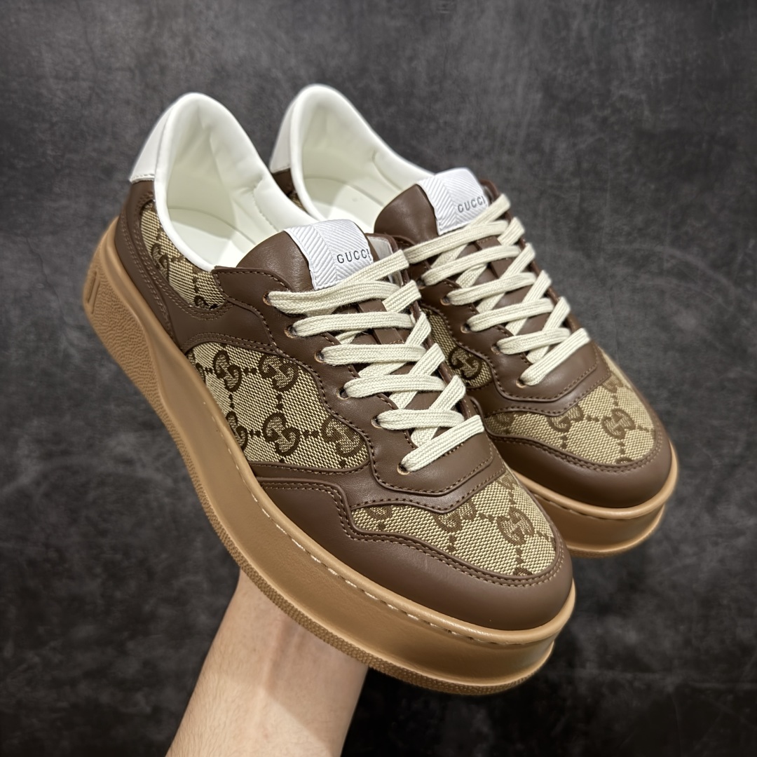 【New Star纯原】Gucci 古驰 Chunky 饼干鞋 全新订单出货 购入原版开发 平台高端零售 海外充Z专供品质 皮料、面料按原鞋标准定制 独立磨具,区别市面流通版本,配全新专柜包装,出厂即经过严格QC质检,细节、品控到位 完全遵循原版工艺打造 尺码:35 36 37 38 39 40 41 42 43 44 45-选品中心