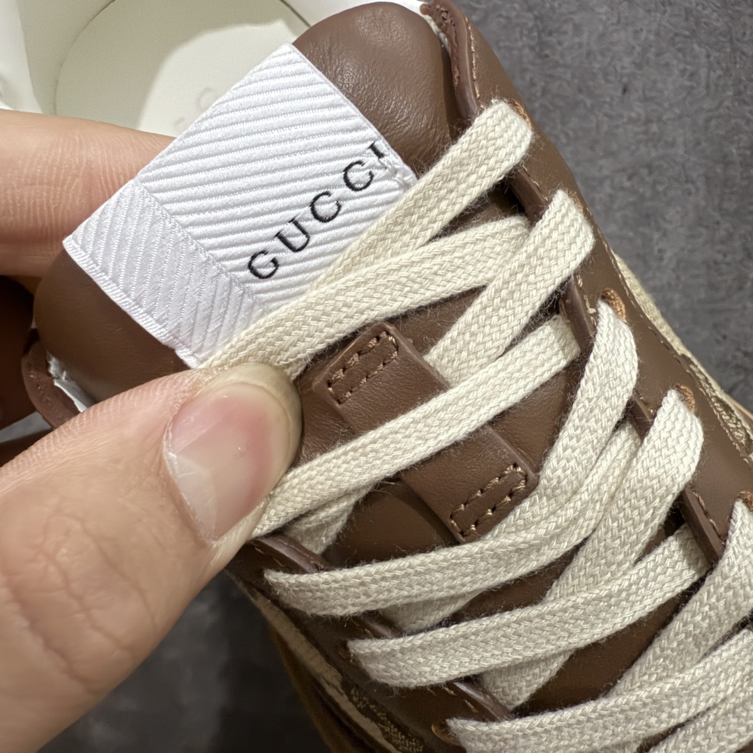 图片[5]-【New Star纯原】Gucci 古驰 Chunky 饼干鞋 全新订单出货 购入原版开发 平台高端零售 海外充Z专供品质 皮料、面料按原鞋标准定制 独立磨具，区别市面流通版本，配全新专柜包装，出厂即经过严格QC质检，细节、品控到位 完全遵循原版工艺打造 尺码：35 36 37 38 39 40 41 42 43 44 45-选品中心