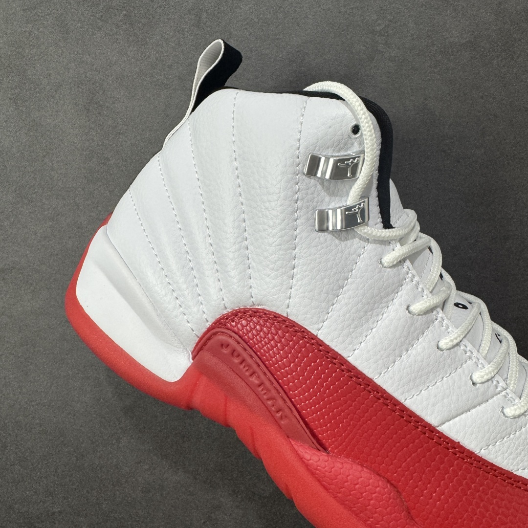 图片[6]-【头层真碳版】Air Jordan AJ12 Retro 篮球鞋 正确版型 头层皮料 真碳板 原厂定制金属扣 原厂电绣 超高性价比 货号：CT8013-116 尺码：40 40.5 41 42 42.5 43 44 44.5 45 45.5 46 47.5 48 编码：GLB320330-选品中心