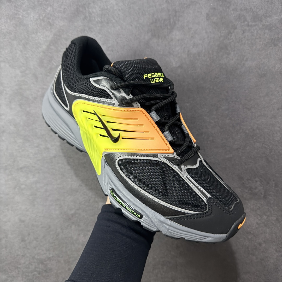 图片[3]-【公司级】Nike Air Pegasus Wave 耐克 超级飞马涡轮增压马拉松休闲运动慢跑鞋 专为跑者打造的熟悉弹力脚感再度回归 适中支撑力飘逸造型 鞋面采用皮革硅胶和网眼布材质打造 搭配上侧面的线条设计 十分吸睛 中底搭载了Air气垫 保证舒适的脚感反馈 货号：IB0612-005 尺码：36～45 编码：GLB260270-选品中心