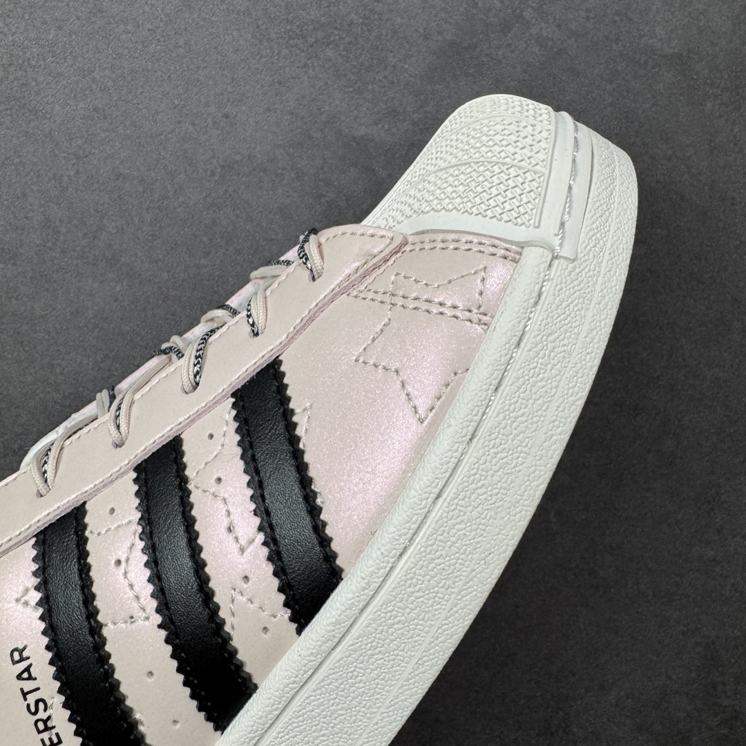 图片[5]-【公司级】AD Originals Superstar 2 贝壳头 原装公司级 采用全新头层拼接皮革材质 后跟采用特色3D立体印字 渠道正品订单 诠释市场最高工艺水平 全鞋进口头层皮料打造。区别市面普通真标版本，进出专柜无压力 货号：JR6985 尺码：36-40-选品中心