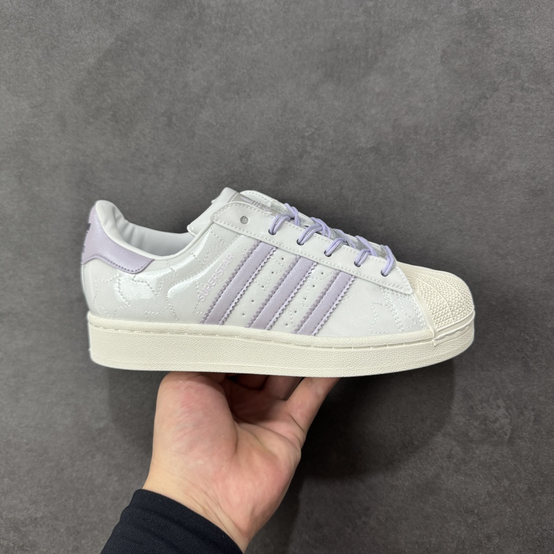 【公司级】AD Originals Superstar 2 贝壳头 原装公司级 采用全新头层拼接皮革材质 后跟采用特色3D立体印字 渠道正品订单 诠释市场最高工艺水平 全鞋进口头层皮料打造。区别市面普通真标版本,进出专柜无压力 货号:JR6984 尺码:36-40-选品中心
