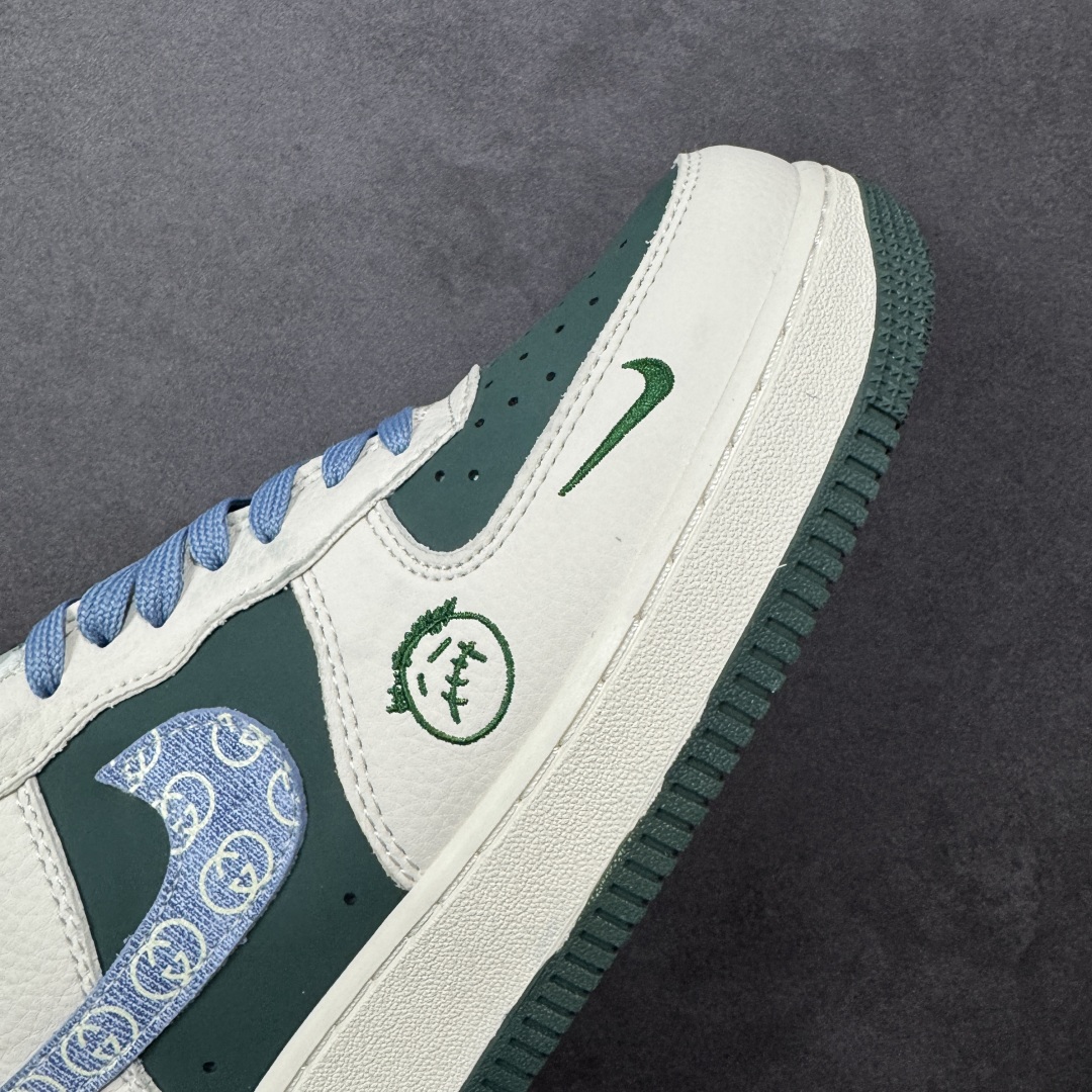 图片[5]-【定制版】NIke Air Force 1 \’07 Low “古驰联名——米绿花布勾”空军一号 低帮 运动鞋 休闲鞋 折边针车 工艺难度大 原楦头原纸板 原装鞋盒 定制五金配件 内置全掌气垫 原厂鞋底 货号：DD1982-300 尺码：36 36.5 37.5 38 38.5 39 40 40.5 41 42 42.5 43 44 44.5 45 编码：HXSA310320-选品中心