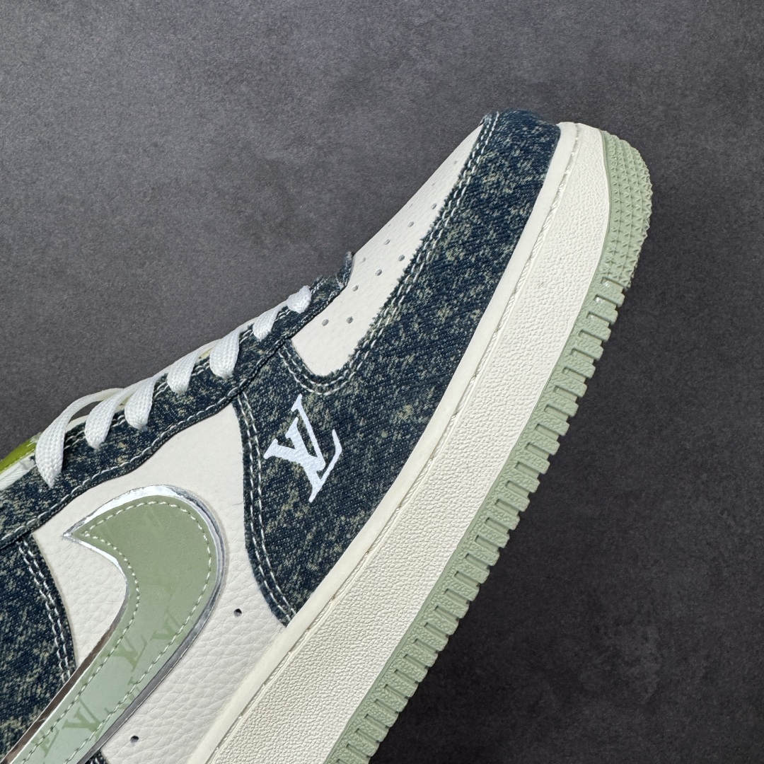 图片[5]-【定制版】NIke Air Force 1 \’07 Low LV联名–青黛牛仔 空军一号低帮 运动鞋 休闲鞋 折边针车 工艺难度大 原楦头原纸板 高级牛仔 高端定制鞋盒 原厂鞋底 超高清洁度 细节完美 货号：DX1888-098 尺码：36 36.5 37.5 38 38.5 39 40 40.5 41 42 42.5 43 44 44.5 45 编码：HXSB310320-选品中心