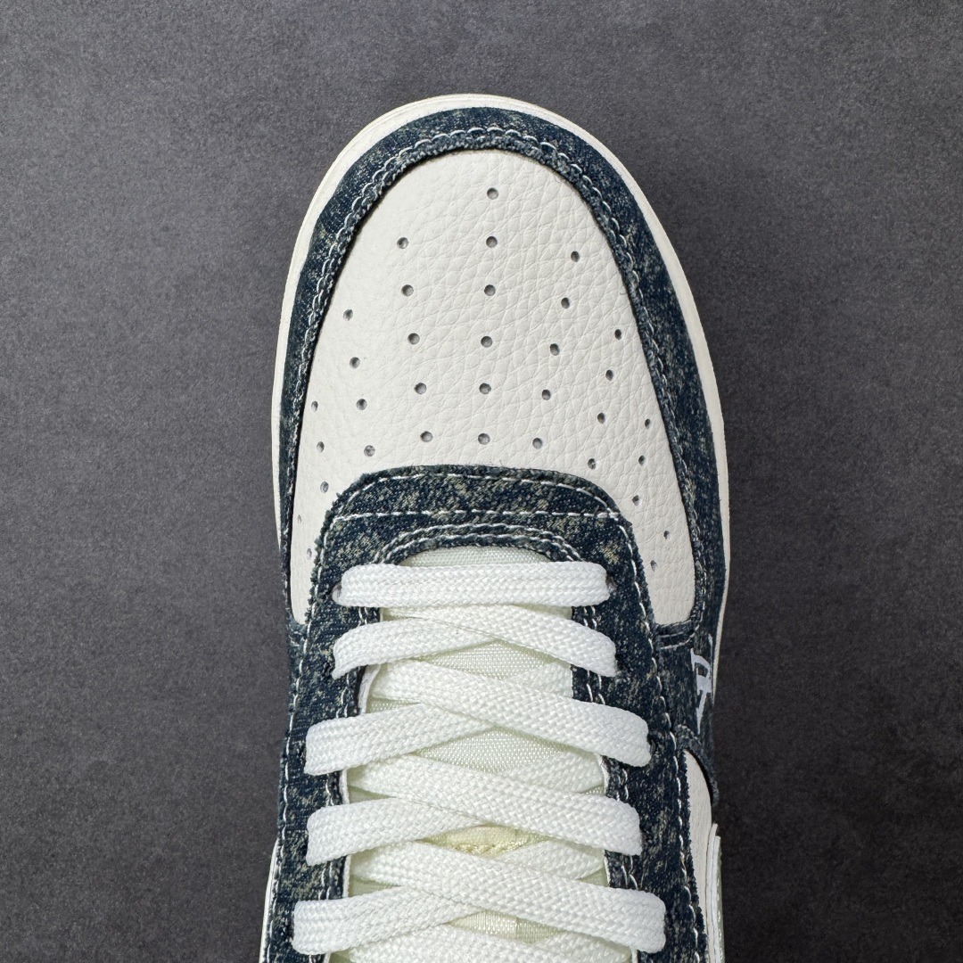 图片[8]-【定制版】NIke Air Force 1 \’07 Low LV联名–青黛牛仔 空军一号低帮 运动鞋 休闲鞋 折边针车 工艺难度大 原楦头原纸板 高级牛仔 高端定制鞋盒 原厂鞋底 超高清洁度 细节完美 货号：DX1888-098 尺码：36 36.5 37.5 38 38.5 39 40 40.5 41 42 42.5 43 44 44.5 45 编码：HXSB310320-选品中心