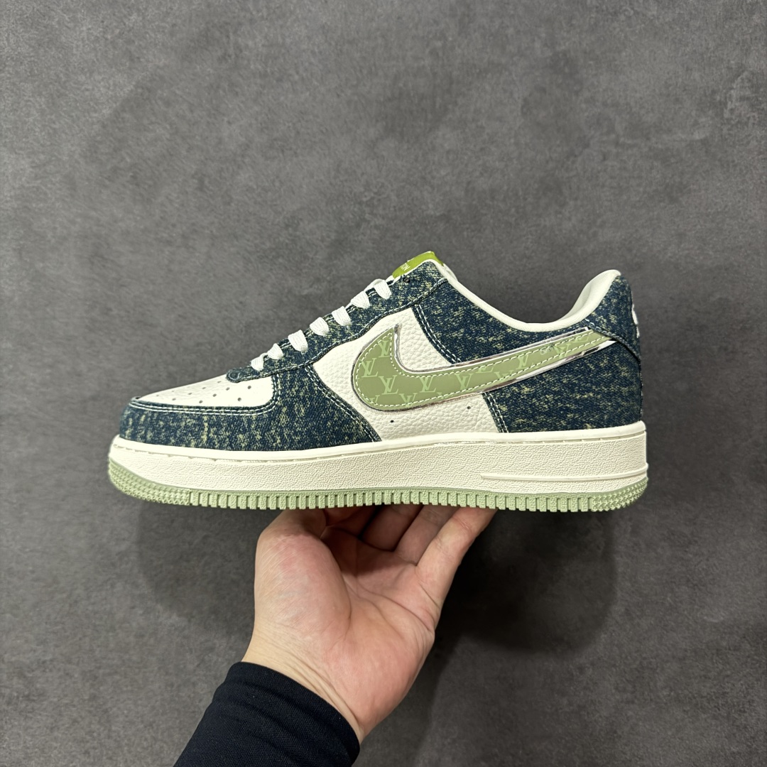 图片[2]-【定制版】NIke Air Force 1 \’07 Low LV联名–青黛牛仔 空军一号低帮 运动鞋 休闲鞋 折边针车 工艺难度大 原楦头原纸板 高级牛仔 高端定制鞋盒 原厂鞋底 超高清洁度 细节完美 货号：DX1888-098 尺码：36 36.5 37.5 38 38.5 39 40 40.5 41 42 42.5 43 44 44.5 45 编码：HXSB310320-选品中心