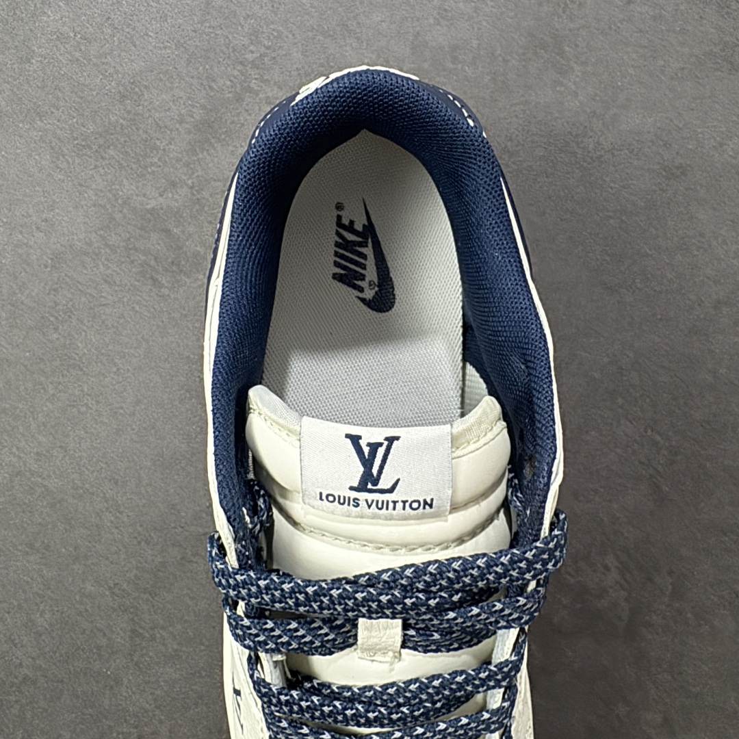 图片[7]-【定制版】Nike SB Dunk Low LV联名 米蓝印花 周年高端定制 低帮休闲板鞋 HT5088-610  #定制鞋盒 大厂纯原品质出货 超高清洁度 皮料切割干净无任何毛边 细节完美   尺码：36 36.5 37.5 38 38.5 39 40 40.5 41 42 42.5 43 44 44.5 45 编码：HXSB330340-选品中心