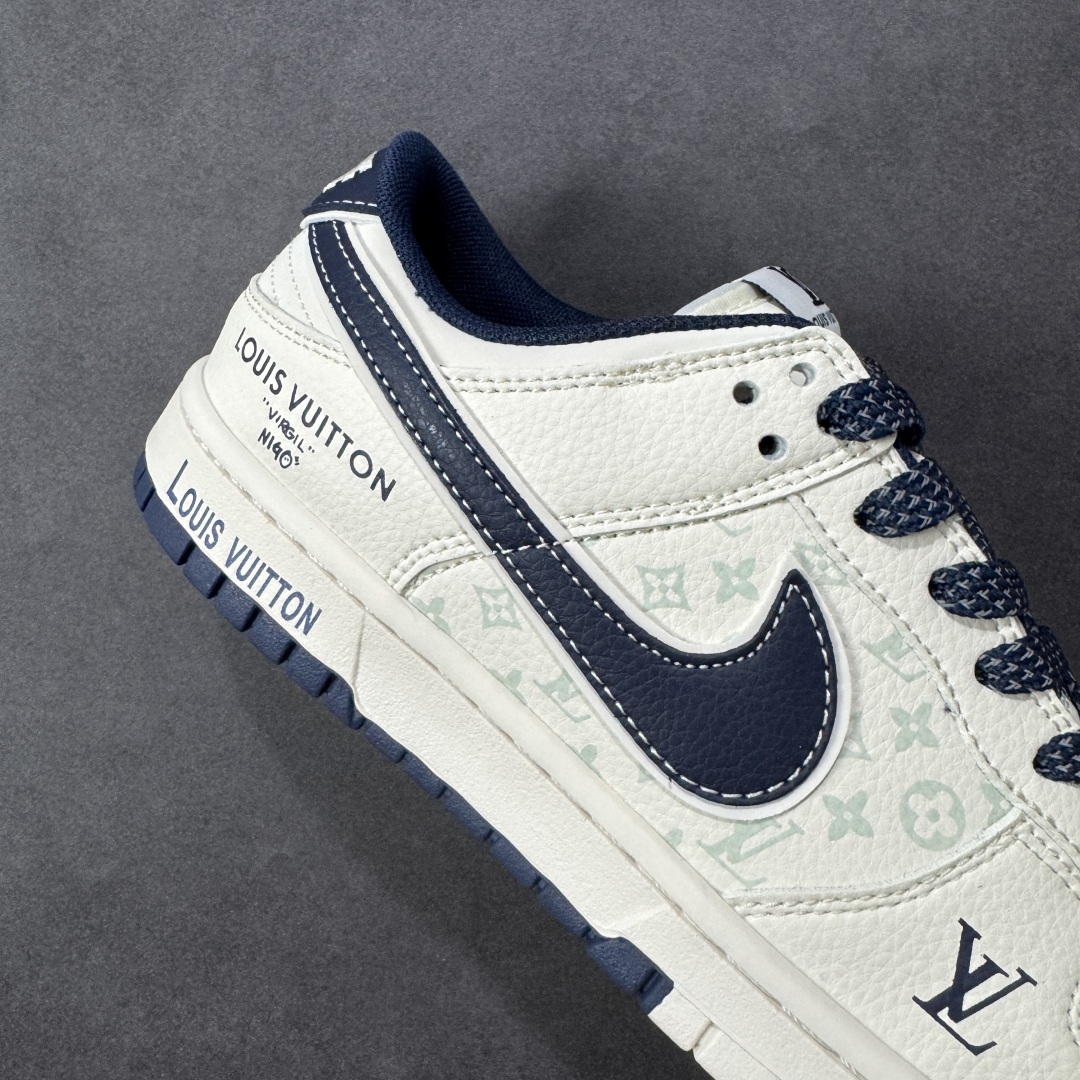 图片[6]-【定制版】Nike SB Dunk Low LV联名 米蓝印花 周年高端定制 低帮休闲板鞋 HT5088-610  #定制鞋盒 大厂纯原品质出货 超高清洁度 皮料切割干净无任何毛边 细节完美   尺码：36 36.5 37.5 38 38.5 39 40 40.5 41 42 42.5 43 44 44.5 45 编码：HXSB330340-选品中心
