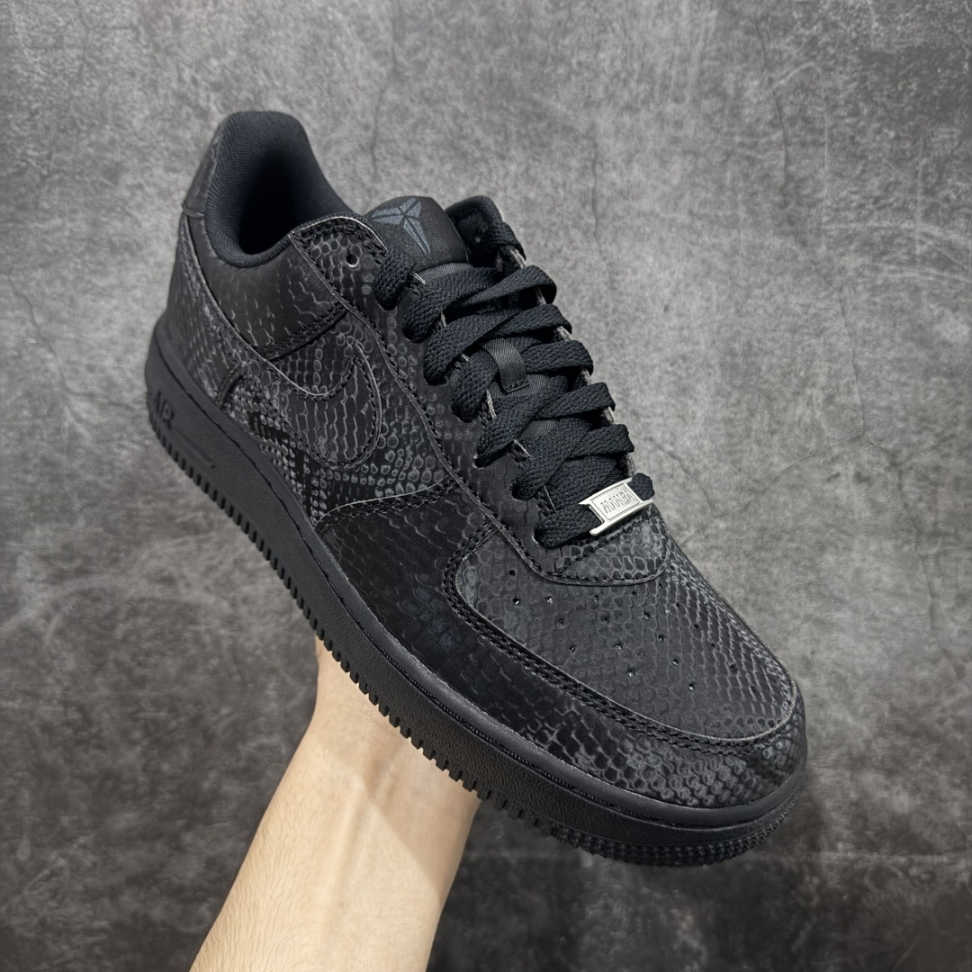 图片[3]-【ZOK版本】Nike Air Force 1 Low AF1 x Kobe Foreve黑曼巴时尚舒适防滑耐磨低帮板鞋 男鞋 科比蛇纹黑色 IB0018-500 私人订单开发 区别市场通货 原楦头原纸板 打造纯正空军专注外贸渠道 正确头层蛇纹皮革鞋面材质 蛇纹效果显著 内置全掌真气垫 原盒配件 正确中底拉帮工艺 正确鞋盒 货号：IB0018-003 尺码：40 40.5 41 42 42.5 43 44 44.5 45 46 47.5 48-选品中心