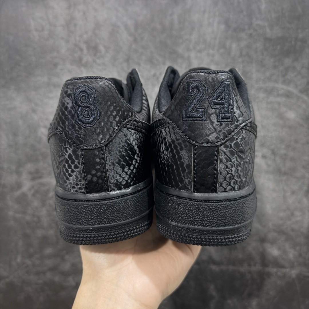 图片[4]-【ZOK版本】Nike Air Force 1 Low AF1 x Kobe Foreve黑曼巴时尚舒适防滑耐磨低帮板鞋 男鞋 科比蛇纹黑色 IB0018-500 私人订单开发 区别市场通货 原楦头原纸板 打造纯正空军专注外贸渠道 正确头层蛇纹皮革鞋面材质 蛇纹效果显著 内置全掌真气垫 原盒配件 正确中底拉帮工艺 正确鞋盒 货号：IB0018-003 尺码：40 40.5 41 42 42.5 43 44 44.5 45 46 47.5 48-选品中心