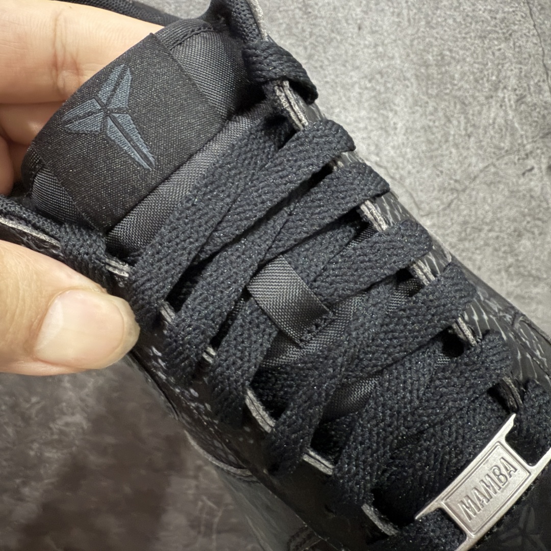 图片[6]-【ZOK版本】Nike Air Force 1 Low AF1 x Kobe Foreve黑曼巴时尚舒适防滑耐磨低帮板鞋 男鞋 科比蛇纹黑色 IB0018-500 私人订单开发 区别市场通货 原楦头原纸板 打造纯正空军专注外贸渠道 正确头层蛇纹皮革鞋面材质 蛇纹效果显著 内置全掌真气垫 原盒配件 正确中底拉帮工艺 正确鞋盒 货号：IB0018-003 尺码：40 40.5 41 42 42.5 43 44 44.5 45 46 47.5 48-选品中心