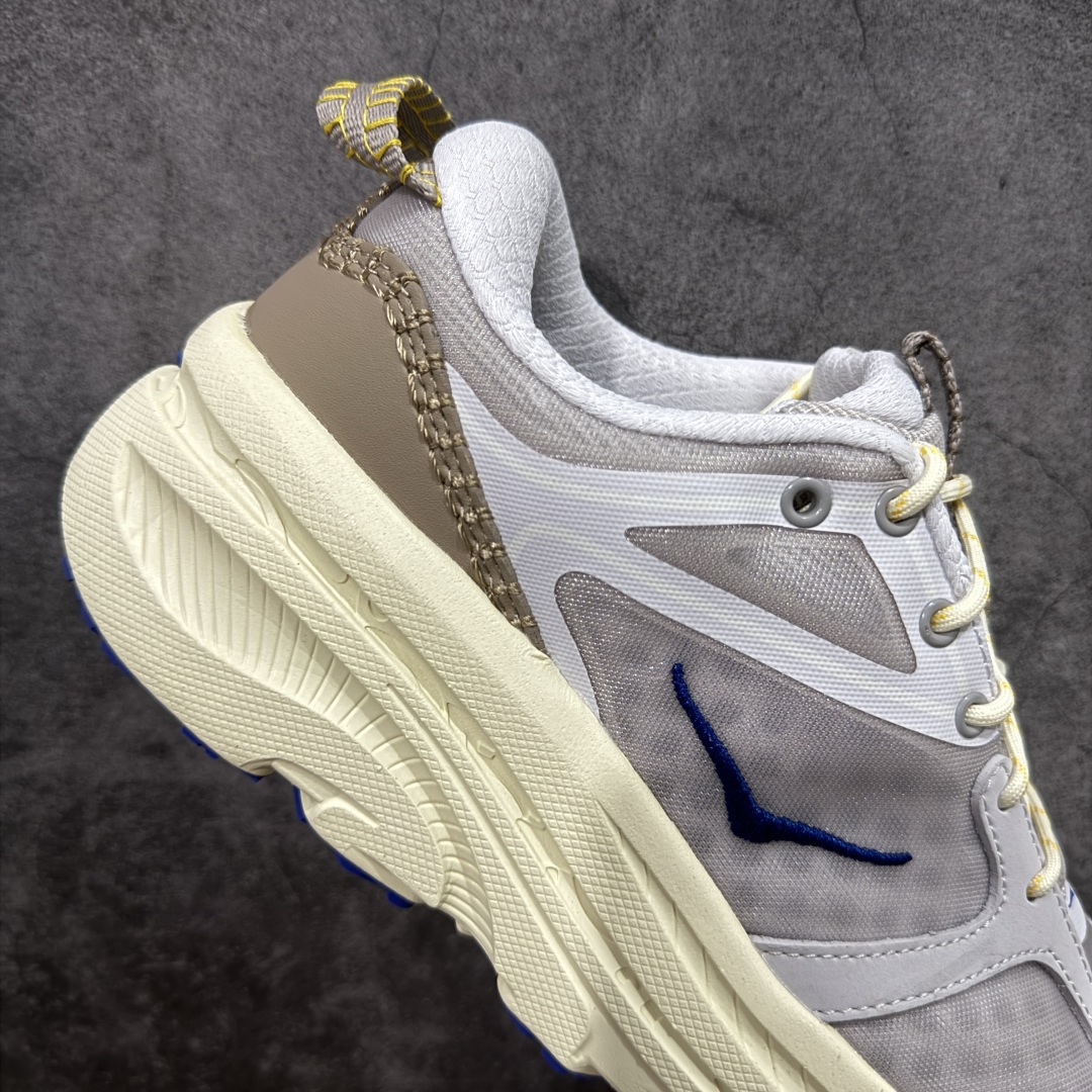 图片[7]-【公司级】HOKA ONE ONE Bondi B3 LS 运动舒适低帮跑步鞋 男女同款 高品质 原材料开发 邦代鞋头采用牛皮革材质 网面是MONO 纱材质 ，里面是蜂窝煤透气网眼定型。后跟设计采用皮革双缝线 ，HOKA经典的厚底设计。 鞋底采用EVA板材发泡 脚感舒适 减震耐磨透气跑步运动鞋 尺码 36 36.5 37.5 38 38.5 39 40 40.5 41 42 42.5 43 44 44.5 45 46 47-选品中心