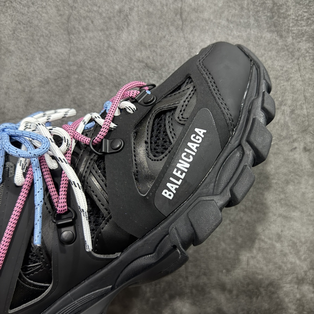 图片[6]-【OK纯原版本】Balenciaga 巴黎世家 Track Sneaker 巴黎世家三代绑带款 户外概念复古老爹鞋 老牌大厂OK版本出品 专柜同步包装 原装大盒 细节精准对位官方 私模组合大底 从里到外 最大尺度还原官方ZP 尺码：35 36 37 38 39 40 41 42 43 44 45 46-选品中心