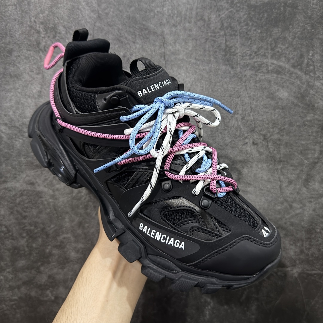 图片[3]-【OK纯原版本】Balenciaga 巴黎世家 Track Sneaker 巴黎世家三代绑带款 户外概念复古老爹鞋 老牌大厂OK版本出品 专柜同步包装 原装大盒 细节精准对位官方 私模组合大底 从里到外 最大尺度还原官方ZP 尺码：35 36 37 38 39 40 41 42 43 44 45 46-选品中心