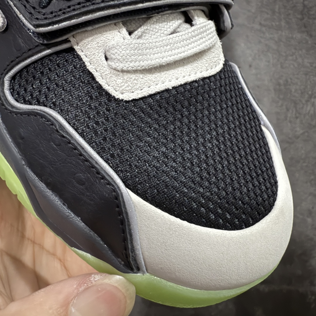图片[4]-【LW纯原】Travis Scott x Air Jordan Jumpman Jack TR TS联名款 倒钩 复古文化篮球鞋 IH7971-001 原鞋原档案数据 原厂皮料打造 平台外贸 高端零售专供品质 整体鞋身棕色部位采用台湾隆长棉麻布料 配件鞋盒完全同步原厂 整体版型质感 用料细节都绝不含糊 尺码：36-48.5-选品中心