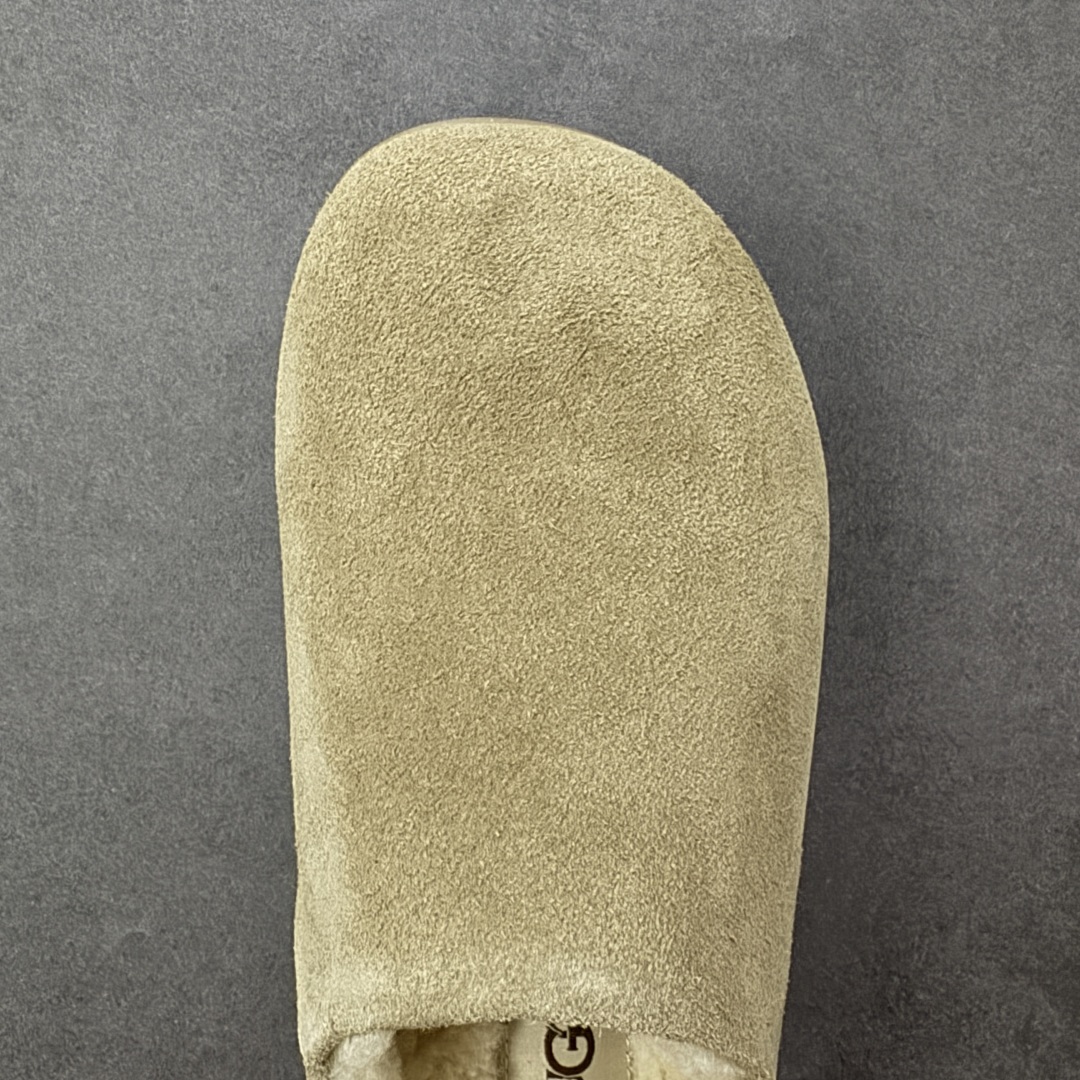 图片[8]-【SP顶级版】UGG NITA 一脚蹬拖鞋 秋冬羊毛一体雪地靴 W/1166210 原代工厂隆丰A级真羊毛皮一体完全遵循正平正品，精选A级羊皮毛一体材质，内里毛绒如云朵般包裹双脚，白带恒温属性一寒锁温抗冻，股季透气排湿，让双脚时刻处于干爽舒适的状态，轻量化设计搭配柔韧鞋底，每一步都似踩在软垫上，再加上贴合足型的弧度与足跟支撑，无论是居家休憩,外出通勤还是日常跑腿，全天行走也无负担。 从经典高筒靴到简约拖鞋，从基础中性色到潮流设计，既能与牛仔裤、卫衣打造随性日常，也能搭配裙子、男女同款更能轻松适配情侣穿搭。 优质羊皮毛天生耐磨损，搭配扎实工艺与防水科技加持，能抵御日常磨损与雨雪侵袭。一双穿数年仍能保持柔软质感💪🏻 尺码：35-40-选品中心
