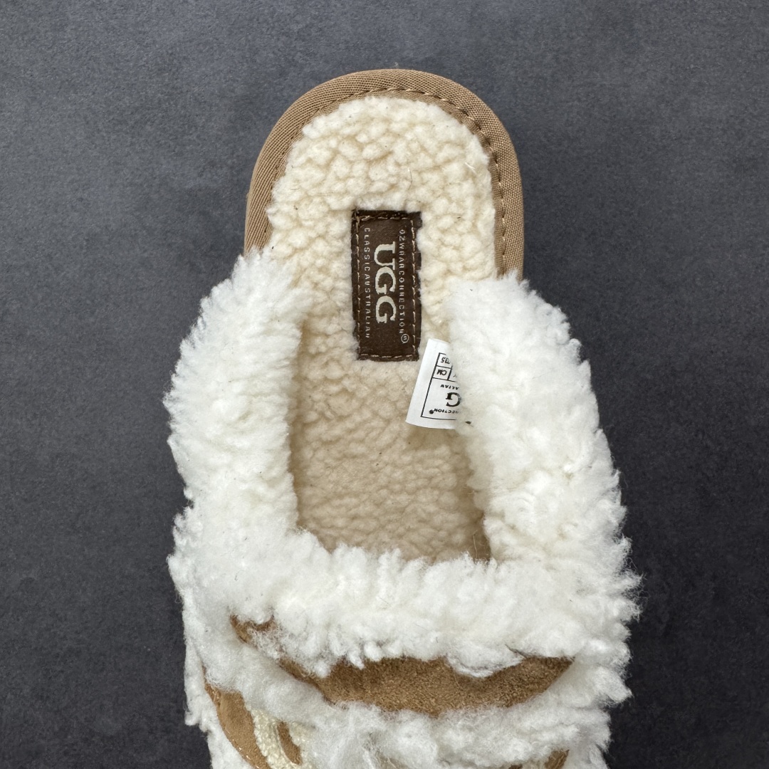 图片[7]-【代购版】UGG秋冬最新款OB938系列法式羊毛刺绣毛毛拖雪地靴 采用隆丰A级澳洲进口羊皮毛一体 品牌代工厂生产线 完全遵循ZP工艺流程 代工厂原厂版师 秉承无原鞋不开发 注重每一处细节 市面最正确版 发泡大底：轻便/耐用/柔韧 Sise：35 36 37 38 39 40-选品中心