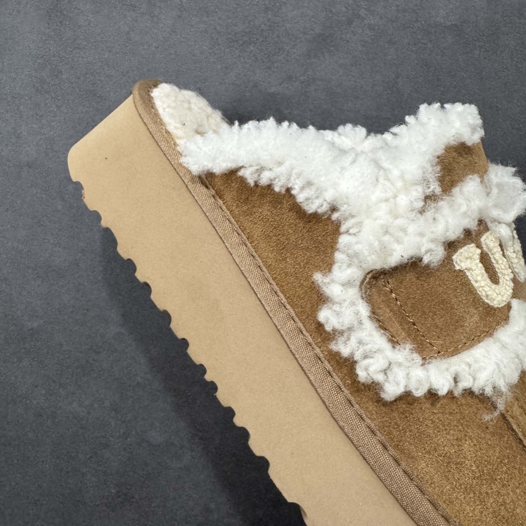 图片[6]-【代购版】UGG秋冬最新款OB938系列法式羊毛刺绣毛毛拖雪地靴 采用隆丰A级澳洲进口羊皮毛一体 品牌代工厂生产线 完全遵循ZP工艺流程 代工厂原厂版师 秉承无原鞋不开发 注重每一处细节 市面最正确版 发泡大底：轻便/耐用/柔韧 Sise：35 36 37 38 39 40-选品中心