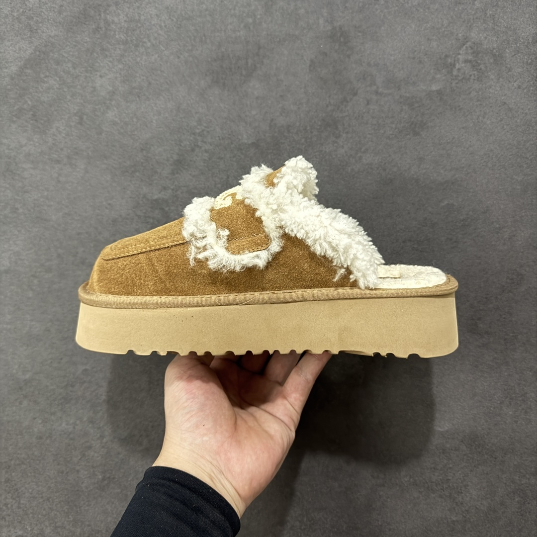 图片[2]-【代购版】UGG秋冬最新款OB938系列法式羊毛刺绣毛毛拖雪地靴 采用隆丰A级澳洲进口羊皮毛一体 品牌代工厂生产线 完全遵循ZP工艺流程 代工厂原厂版师 秉承无原鞋不开发 注重每一处细节 市面最正确版 发泡大底：轻便/耐用/柔韧 Sise：35 36 37 38 39 40-选品中心