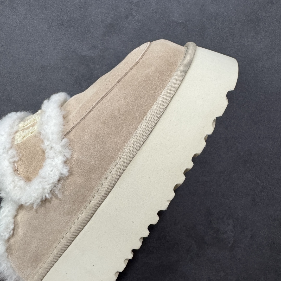 图片[5]-【代购版】UGG秋冬最新款OB938系列法式羊毛刺绣毛毛拖雪地靴 采用隆丰A级澳洲进口羊皮毛一体 品牌代工厂生产线 完全遵循ZP工艺流程 代工厂原厂版师 秉承无原鞋不开发 注重每一处细节 市面最正确版 发泡大底：轻便/耐用/柔韧 Sise：35 36 37 38 39 40-选品中心