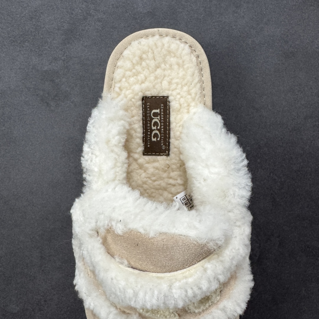 图片[7]-【代购版】UGG秋冬最新款OB938系列法式羊毛刺绣毛毛拖雪地靴 采用隆丰A级澳洲进口羊皮毛一体 品牌代工厂生产线 完全遵循ZP工艺流程 代工厂原厂版师 秉承无原鞋不开发 注重每一处细节 市面最正确版 发泡大底：轻便/耐用/柔韧 Sise：35 36 37 38 39 40-选品中心