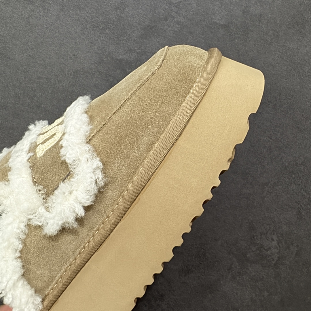 图片[5]-【代购版】UGG秋冬最新款OB938系列法式羊毛刺绣毛毛拖雪地靴 采用隆丰A级澳洲进口羊皮毛一体 品牌代工厂生产线 完全遵循ZP工艺流程 代工厂原厂版师 秉承无原鞋不开发 注重每一处细节 市面最正确版 发泡大底：轻便/耐用/柔韧 Sise：35 36 37 38 39 40-选品中心