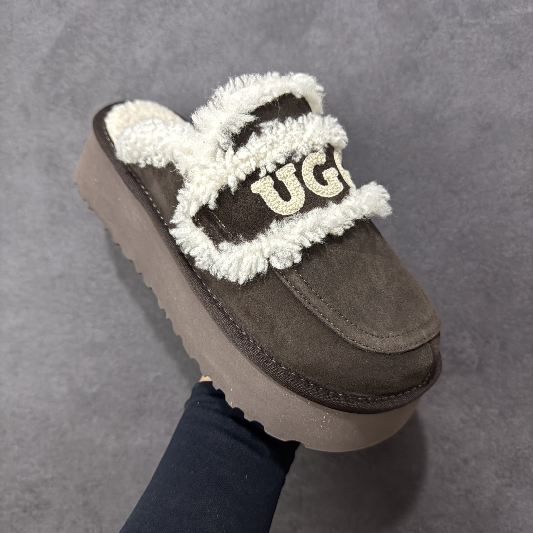 图片[3]-【代购版】UGG秋冬最新款OB938系列法式羊毛刺绣毛毛拖雪地靴 采用隆丰A级澳洲进口羊皮毛一体 品牌代工厂生产线 完全遵循ZP工艺流程 代工厂原厂版师 秉承无原鞋不开发 注重每一处细节 市面最正确版 发泡大底：轻便/耐用/柔韧 Sise：35 36 37 38 39 40-选品中心