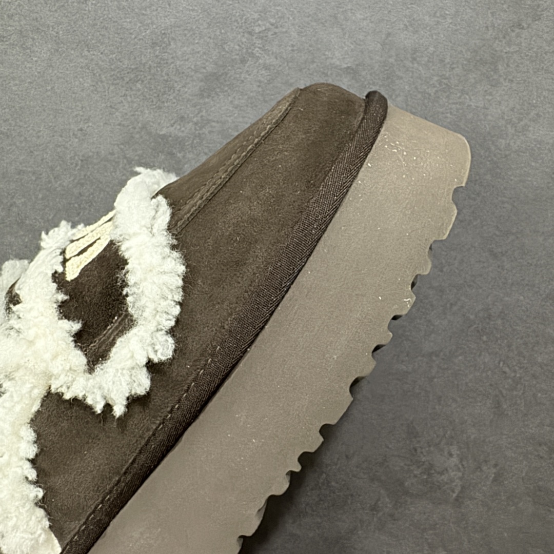 图片[5]-【代购版】UGG秋冬最新款OB938系列法式羊毛刺绣毛毛拖雪地靴 采用隆丰A级澳洲进口羊皮毛一体 品牌代工厂生产线 完全遵循ZP工艺流程 代工厂原厂版师 秉承无原鞋不开发 注重每一处细节 市面最正确版 发泡大底：轻便/耐用/柔韧 Sise：35 36 37 38 39 40-选品中心