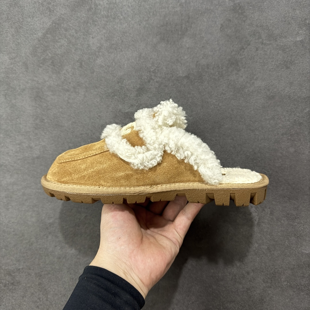 图片[2]-【代购版】UGG秋冬最新款OB938系列法式羊毛刺绣毛毛拖雪地靴 采用隆丰A级澳洲进口羊皮毛一体 品牌代工厂生产线 完全遵循ZP工艺流程 代工厂原厂版师 秉承无原鞋不开发 注重每一处细节 市面最正确版 发泡大底：轻便/耐用/柔韧 Sise：35 36 37 38 39 40-选品中心