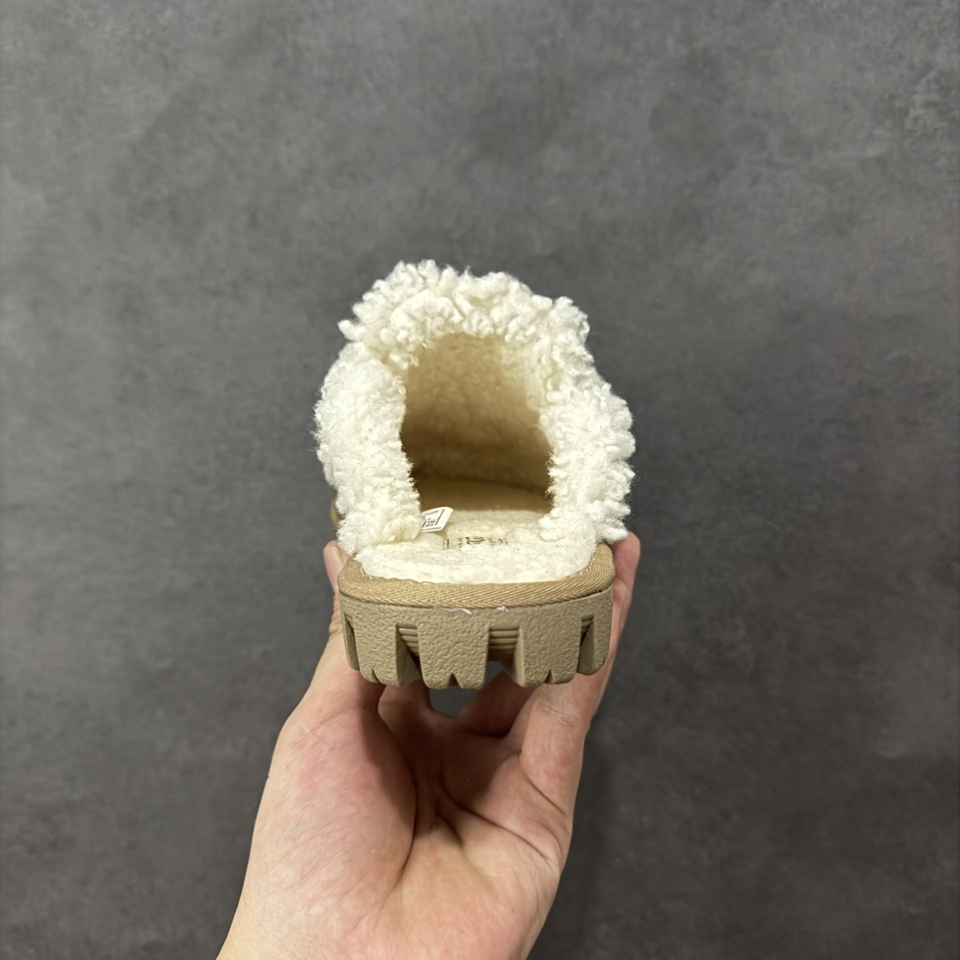 图片[4]-【代购版】UGG秋冬最新款OB938系列法式羊毛刺绣毛毛拖雪地靴 采用隆丰A级澳洲进口羊皮毛一体 品牌代工厂生产线 完全遵循ZP工艺流程 代工厂原厂版师 秉承无原鞋不开发 注重每一处细节 市面最正确版 发泡大底：轻便/耐用/柔韧 Sise：35 36 37 38 39 40-选品中心