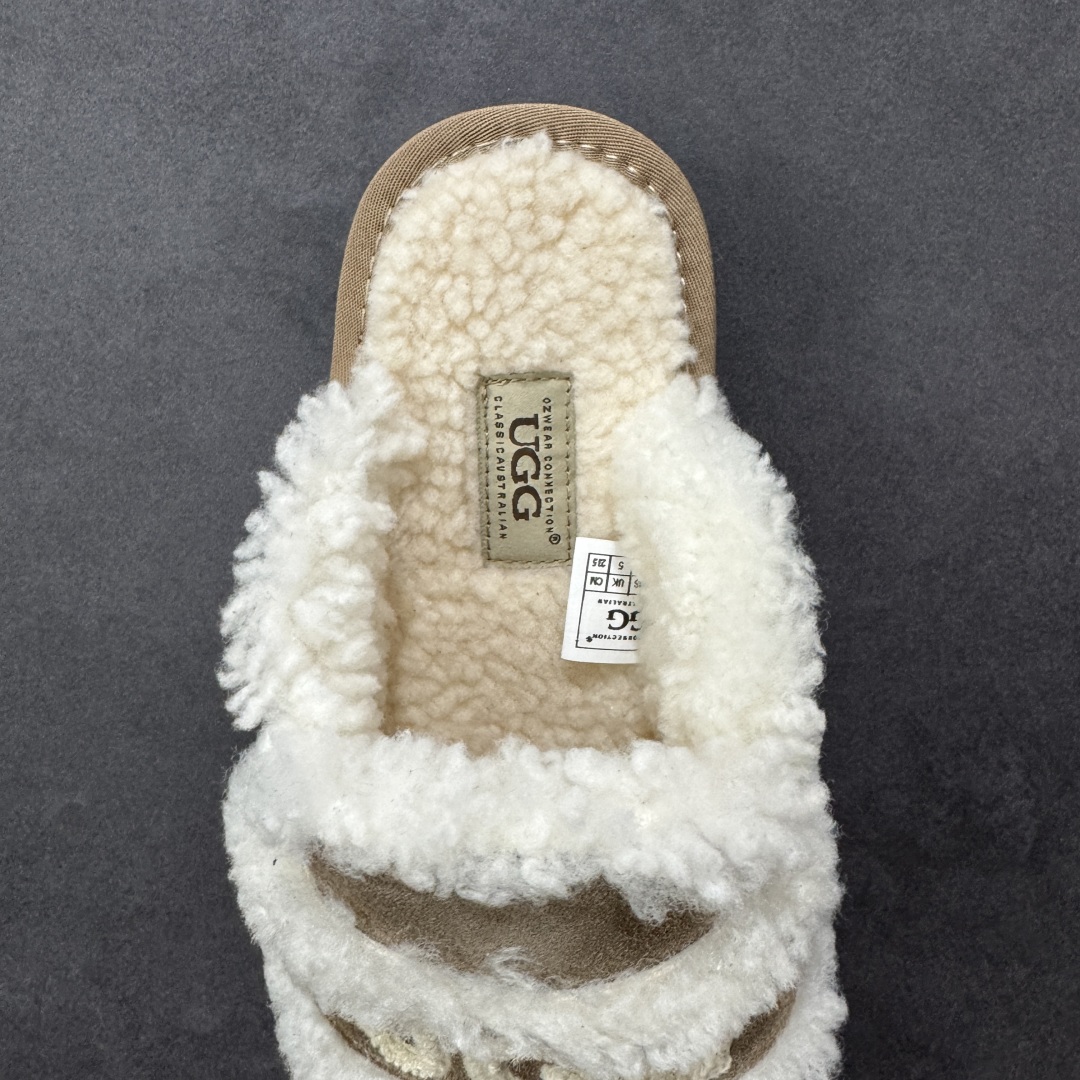 图片[7]-【代购版】UGG秋冬最新款OB938系列法式羊毛刺绣毛毛拖雪地靴 采用隆丰A级澳洲进口羊皮毛一体 品牌代工厂生产线 完全遵循ZP工艺流程 代工厂原厂版师 秉承无原鞋不开发 注重每一处细节 市面最正确版 发泡大底：轻便/耐用/柔韧 Sise：35 36 37 38 39 40-选品中心