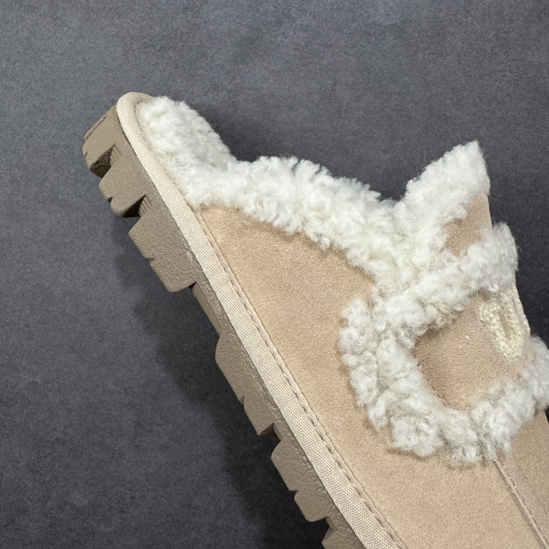 图片[6]-【代购版】UGG秋冬最新款OB938系列法式羊毛刺绣毛毛拖雪地靴 采用隆丰A级澳洲进口羊皮毛一体 品牌代工厂生产线 完全遵循ZP工艺流程 代工厂原厂版师 秉承无原鞋不开发 注重每一处细节 市面最正确版 发泡大底：轻便/耐用/柔韧 Sise：35 36 37 38 39 40-选品中心