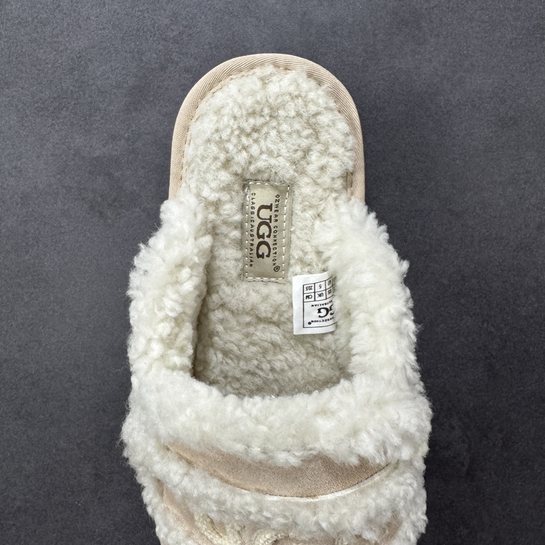 图片[7]-【代购版】UGG秋冬最新款OB938系列法式羊毛刺绣毛毛拖雪地靴 采用隆丰A级澳洲进口羊皮毛一体 品牌代工厂生产线 完全遵循ZP工艺流程 代工厂原厂版师 秉承无原鞋不开发 注重每一处细节 市面最正确版 发泡大底：轻便/耐用/柔韧 Sise：35 36 37 38 39 40-选品中心