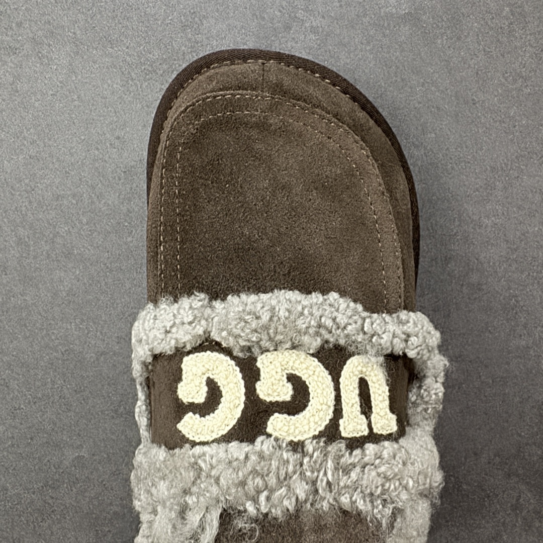 图片[8]-【代购版】UGG秋冬最新款OB938系列法式羊毛刺绣毛毛拖雪地靴 采用隆丰A级澳洲进口羊皮毛一体 品牌代工厂生产线 完全遵循ZP工艺流程 代工厂原厂版师 秉承无原鞋不开发 注重每一处细节 市面最正确版 发泡大底：轻便/耐用/柔韧 Sise：35 36 37 38 39 40-选品中心