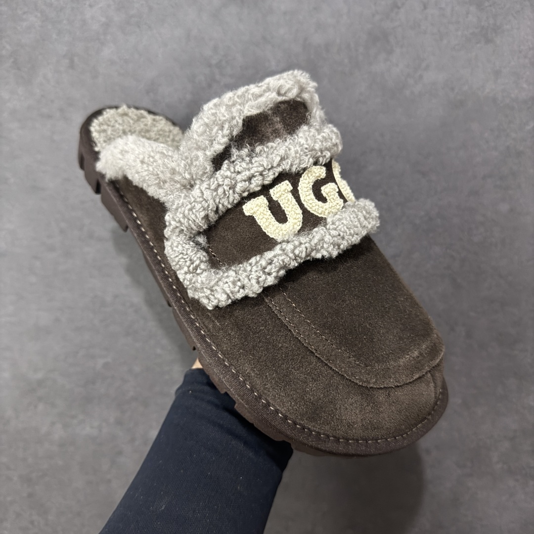 图片[3]-【代购版】UGG秋冬最新款OB938系列法式羊毛刺绣毛毛拖雪地靴 采用隆丰A级澳洲进口羊皮毛一体 品牌代工厂生产线 完全遵循ZP工艺流程 代工厂原厂版师 秉承无原鞋不开发 注重每一处细节 市面最正确版 发泡大底：轻便/耐用/柔韧 Sise：35 36 37 38 39 40-选品中心