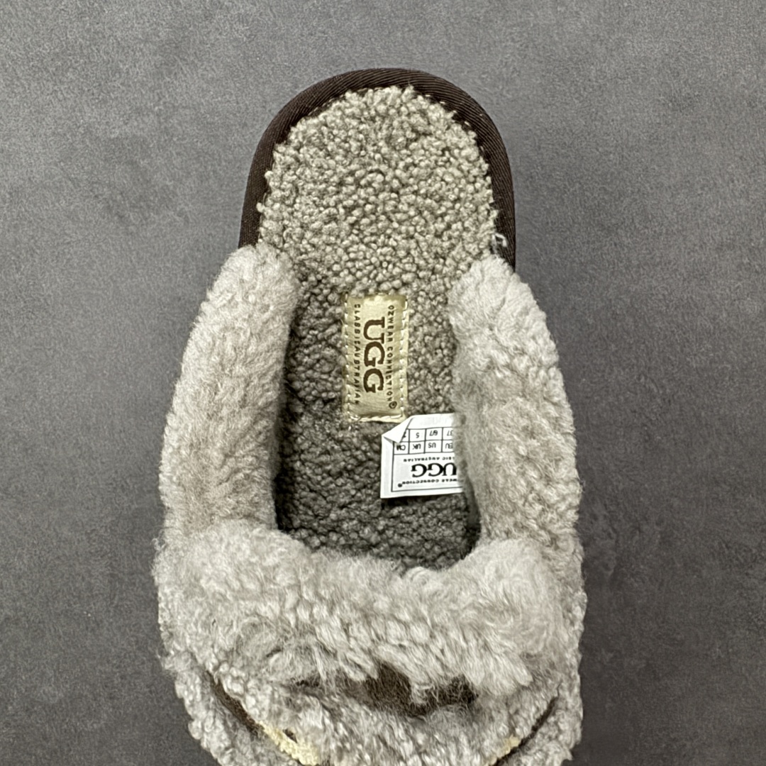 图片[7]-【代购版】UGG秋冬最新款OB938系列法式羊毛刺绣毛毛拖雪地靴 采用隆丰A级澳洲进口羊皮毛一体 品牌代工厂生产线 完全遵循ZP工艺流程 代工厂原厂版师 秉承无原鞋不开发 注重每一处细节 市面最正确版 发泡大底：轻便/耐用/柔韧 Sise：35 36 37 38 39 40-选品中心