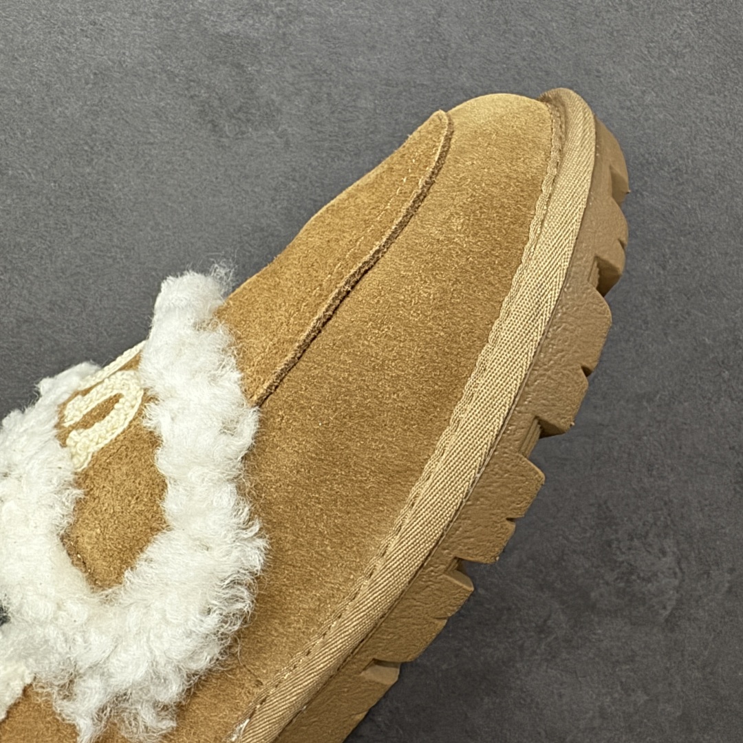 图片[5]-【代购版】UGG秋冬最新款OB938系列法式羊毛刺绣毛毛拖雪地靴 采用隆丰A级澳洲进口羊皮毛一体 品牌代工厂生产线 完全遵循ZP工艺流程 代工厂原厂版师 秉承无原鞋不开发 注重每一处细节 市面最正确版 发泡大底：轻便/耐用/柔韧 Sise：35 36 37 38 39 40-选品中心