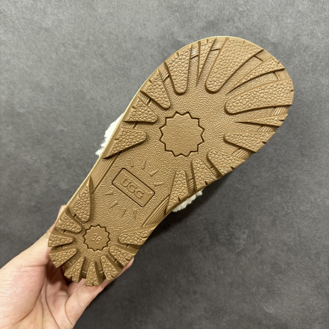 图片[9]-【代购版】UGG秋冬最新款OB938系列法式羊毛刺绣毛毛拖雪地靴 采用隆丰A级澳洲进口羊皮毛一体 品牌代工厂生产线 完全遵循ZP工艺流程 代工厂原厂版师 秉承无原鞋不开发 注重每一处细节 市面最正确版 发泡大底：轻便/耐用/柔韧 Sise：35 36 37 38 39 40-选品中心