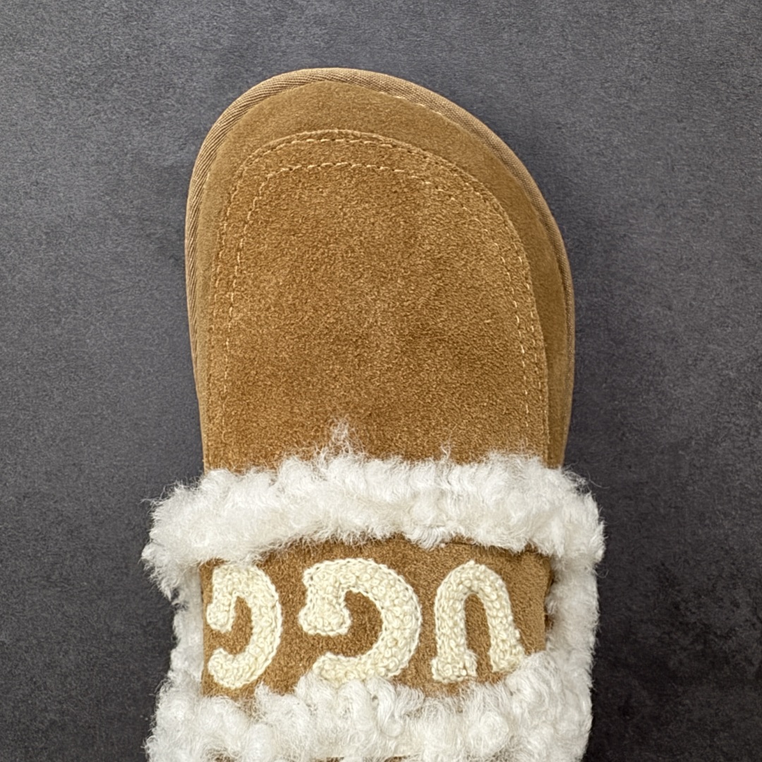 图片[8]-【代购版】UGG秋冬最新款OB938系列法式羊毛刺绣毛毛拖雪地靴 采用隆丰A级澳洲进口羊皮毛一体 品牌代工厂生产线 完全遵循ZP工艺流程 代工厂原厂版师 秉承无原鞋不开发 注重每一处细节 市面最正确版 发泡大底：轻便/耐用/柔韧 Sise：35 36 37 38 39 40-选品中心