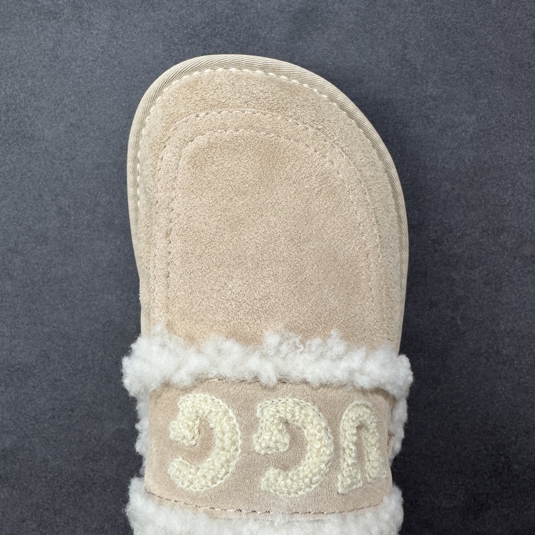 图片[8]-【代购版】UGG秋冬最新款OB938系列法式羊毛刺绣毛毛拖雪地靴 采用隆丰A级澳洲进口羊皮毛一体 品牌代工厂生产线 完全遵循ZP工艺流程 代工厂原厂版师 秉承无原鞋不开发 注重每一处细节 市面最正确版 发泡大底：轻便/耐用/柔韧 Sise：35 36 37 38 39 40-选品中心