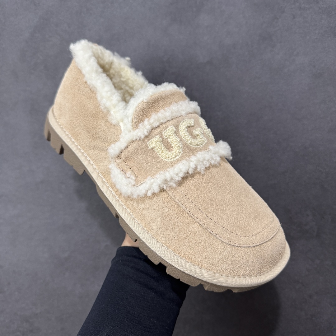 图片[3]-【代购版】UGG秋冬最新款OB938系列法式羊毛刺绣毛毛拖雪地靴 采用隆丰A级澳洲进口羊皮毛一体 品牌代工厂生产线 完全遵循ZP工艺流程 代工厂原厂版师 秉承无原鞋不开发 注重每一处细节 市面最正确版 发泡大底：轻便/耐用/柔韧 Sise：35 36 37 38 39 40-选品中心